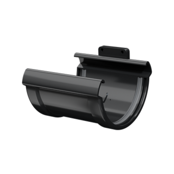 Соединитель желобов Люкс (Lux) Карбон, (RR-33)
