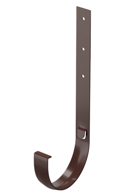 Кронштейн желоба металлический Standard Тёмно-коричневый, (RAL 8019)